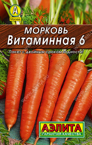 Морковь Витаминная 6 Лидер 2г (Аэлита)