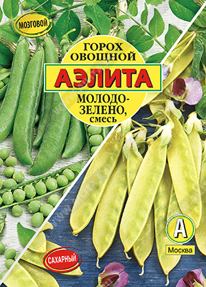 Горох Молодо-зелено смесь 25г (Аэлита)
