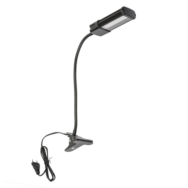 Светильник для растений 12W светодиодный, на прищепке ULT-P31  BLACK SINGLE 