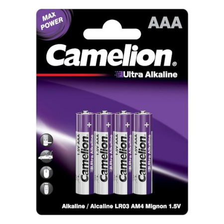 Элемент питания Camelion LR03 мизинчиковый 1шт (Cоюз)