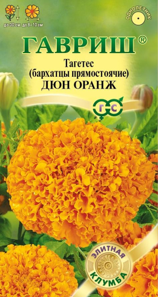 Бархатцы Дюн Оранж 7шт (Гавриш)