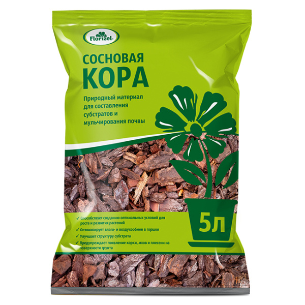 Кора сосны 5л (БиоМастер)(5шт)(150шт)